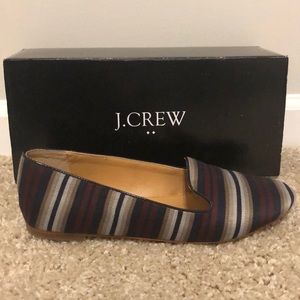 J. Crew Cora Stripe Loafers